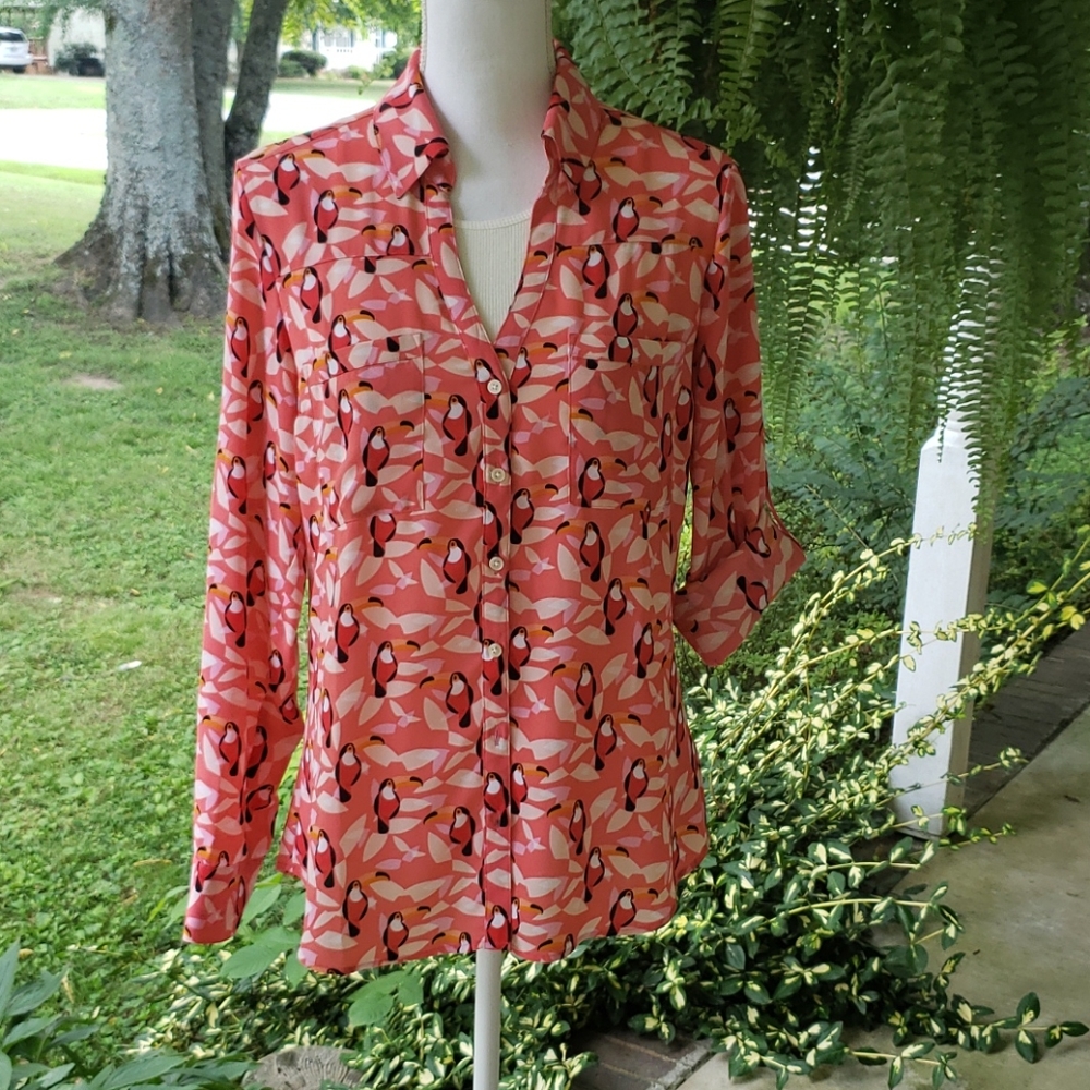 Express Portofino shirt - toucan print